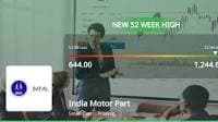 India Motor Parts & Accessories Ltd reaches new 52-week high, outperforms sector