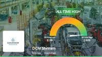 DCM Shriram Ltd. Reaches All-Time High Stock Price, Outperforms Sector with Consistent Growth